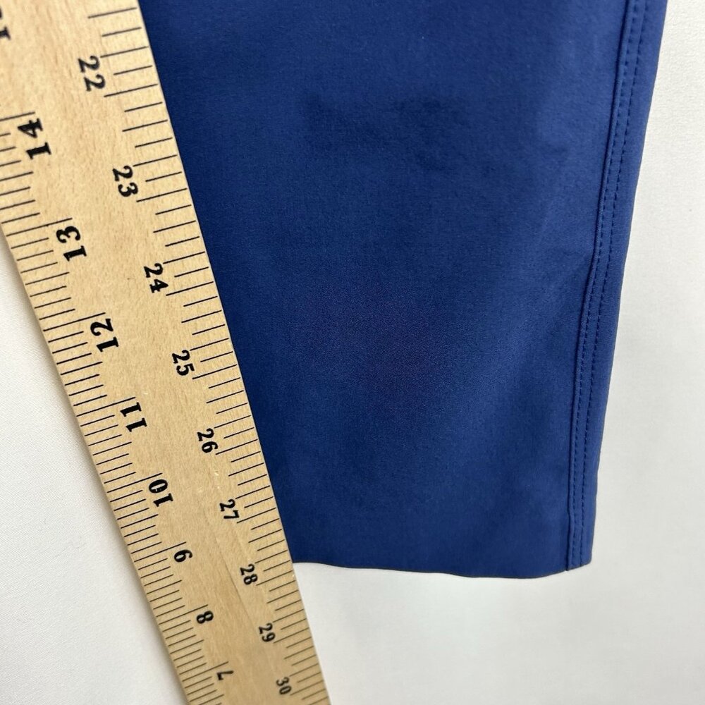 Athleta Women’s Size 0 Skyline Paperbag Waist Pant Damask Blue - Picture 4 of 16